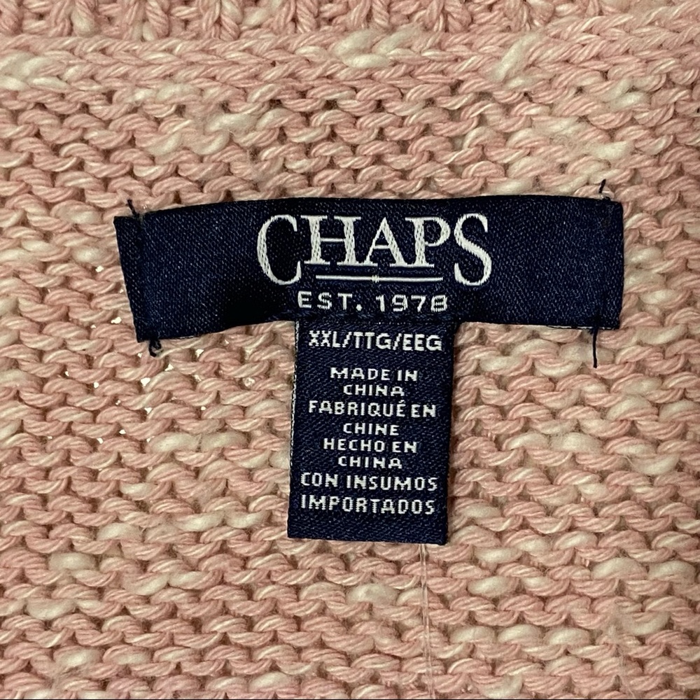 CHAPS Women’s Plus Size Long Sleeves V-Neck Sweater Size XXL - Picture 5 of 9